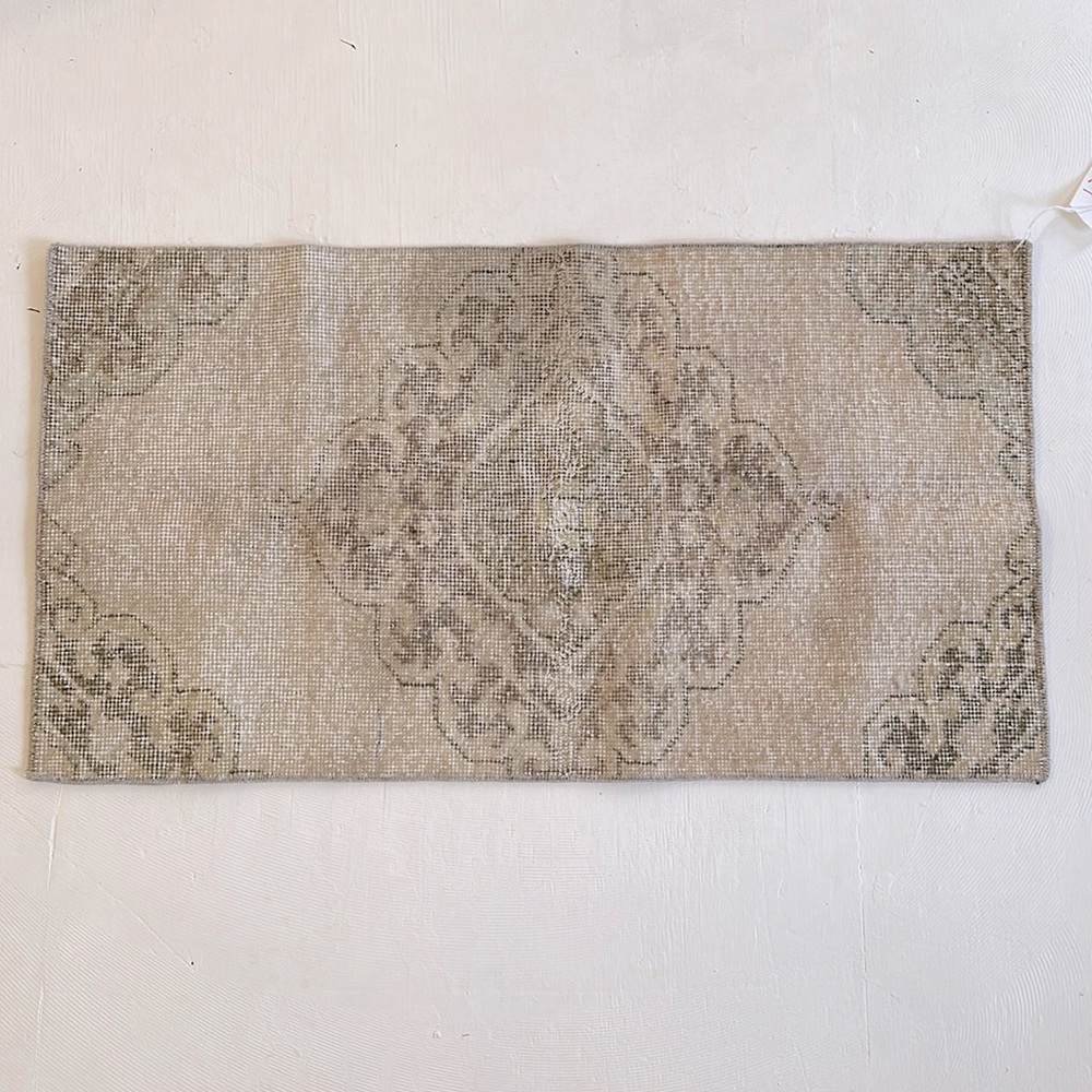 Vintage 2x3 Handmade Oushak (Turkish) Rug | 3’ x 1.7’